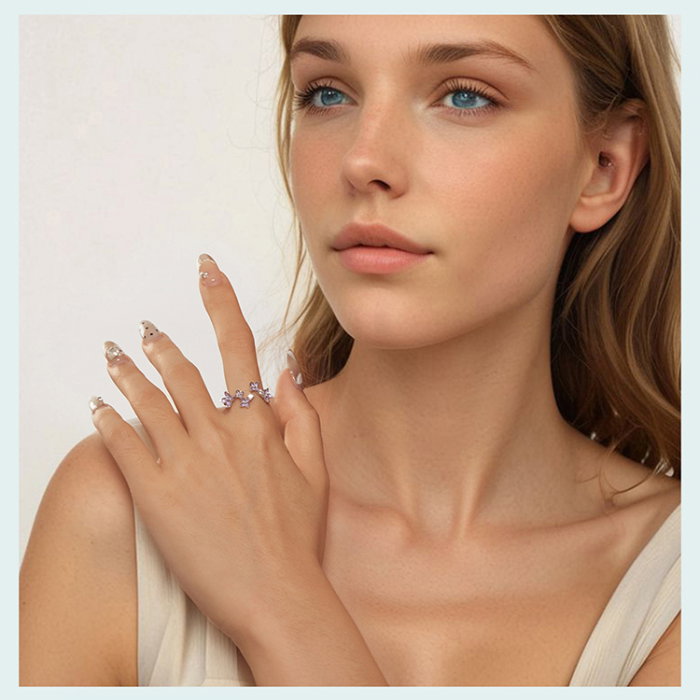 Inel argint Flori de Liliac [13]