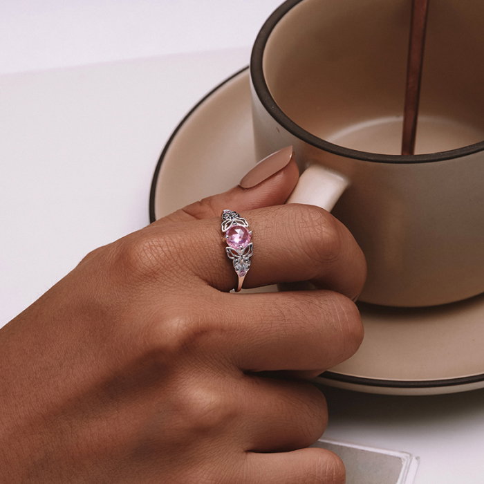 Inel argint fluturasi [5]