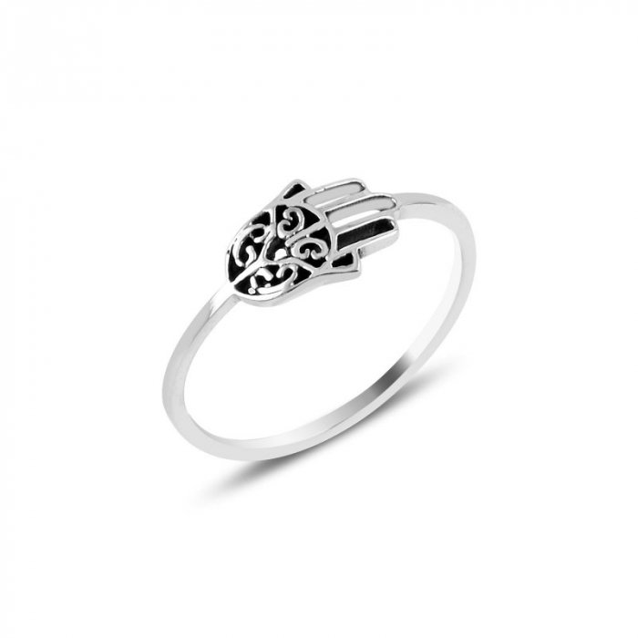 Inel argint Hamsa [2]