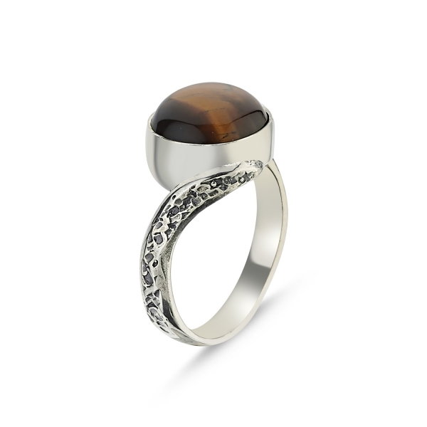 Inel argint Handmade cu Ochi de Tigru [1]