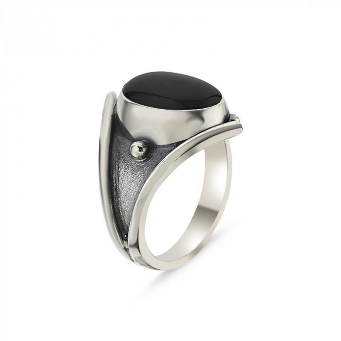 Inel argint handmade cu onix [1]