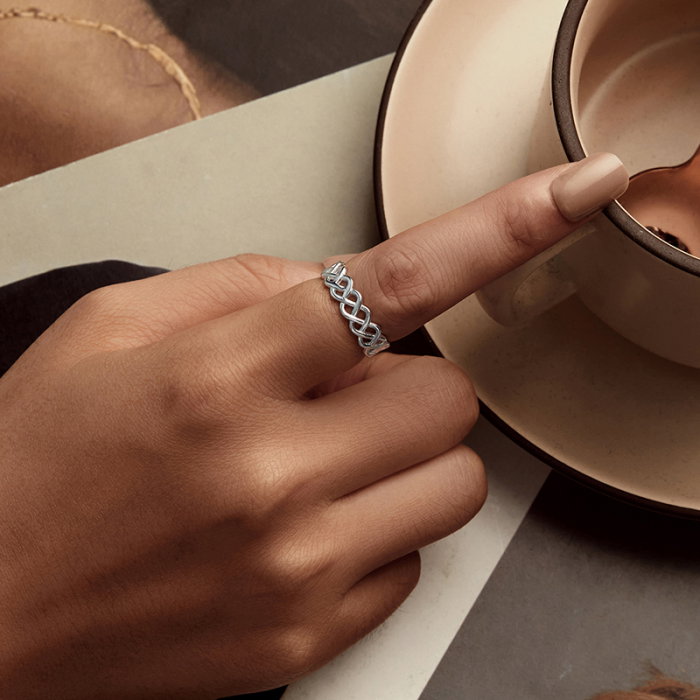 Inel argint impletit [2]