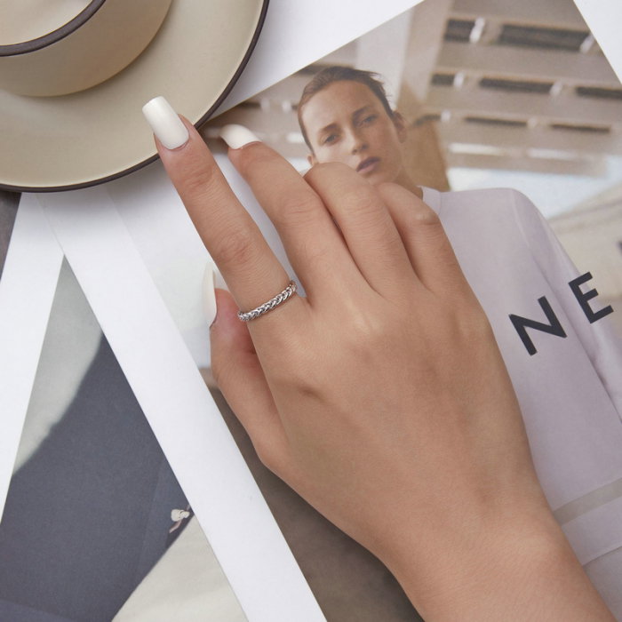 Inel argint impletit [6]