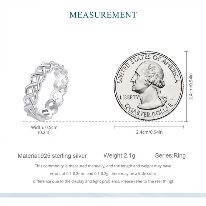Inel argint impletit [16]