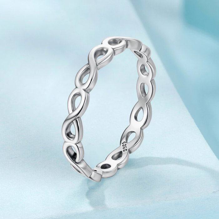 Inel argint infinit [7]