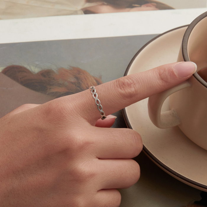 Inel argint infinit [3]