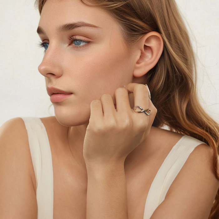 Inel argint Infinit [6]