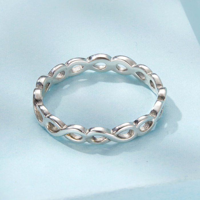 Inel argint infinit [4]
