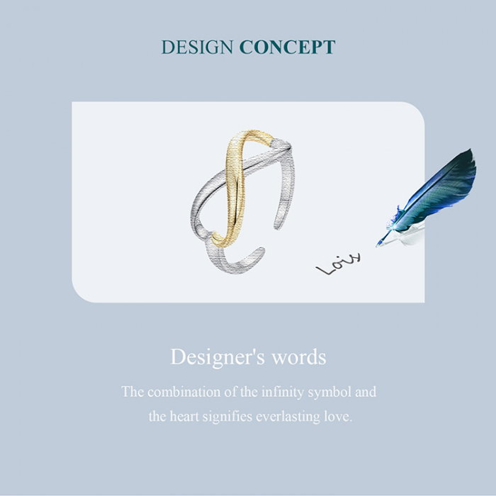 Inel argint Infinit [12]