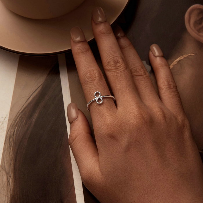 Inel argint Infinity [8]