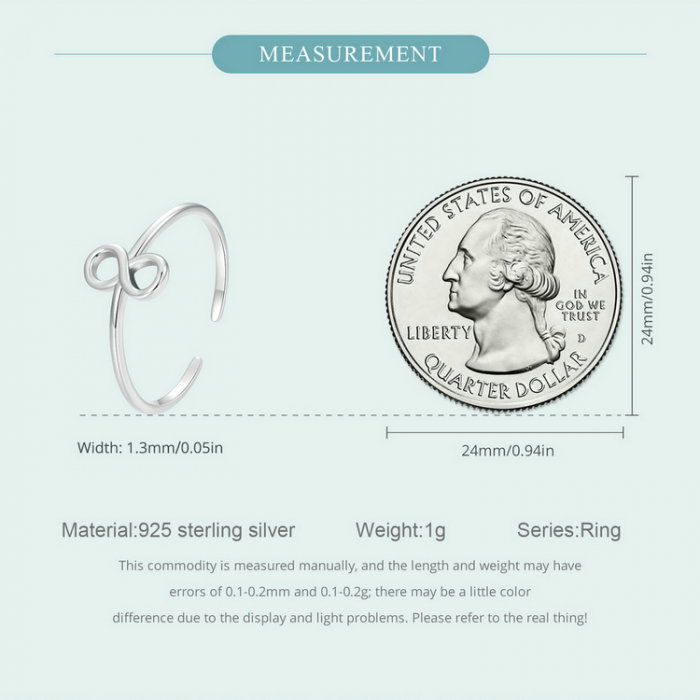 Inel argint Infinity [11]