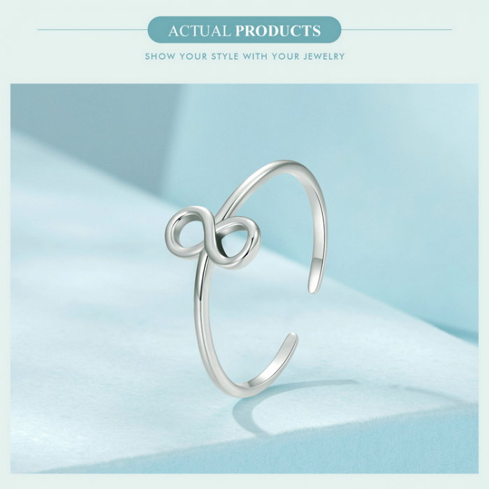 Inel argint Infinity [14]