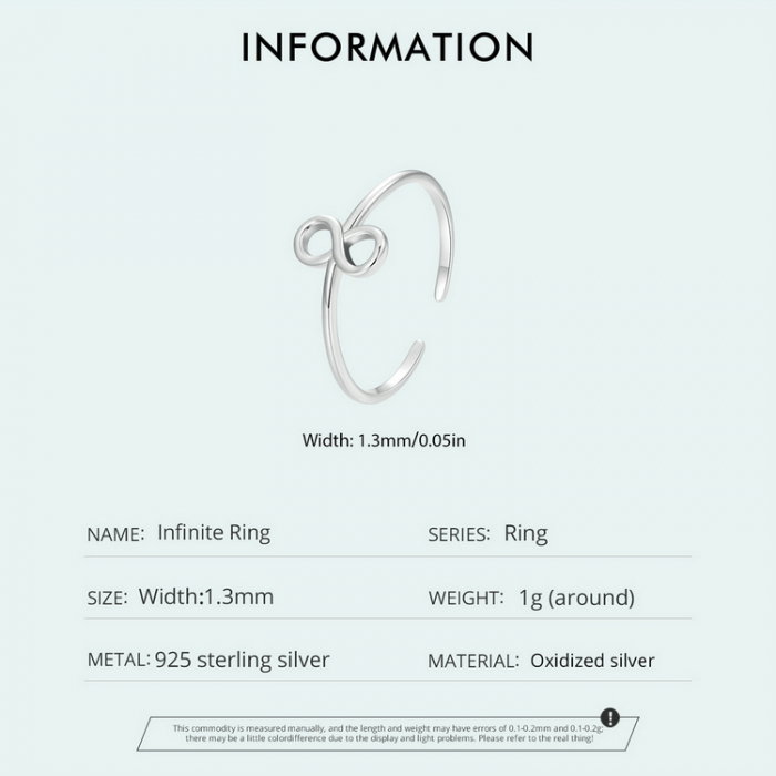 Inel argint Infinity [10]