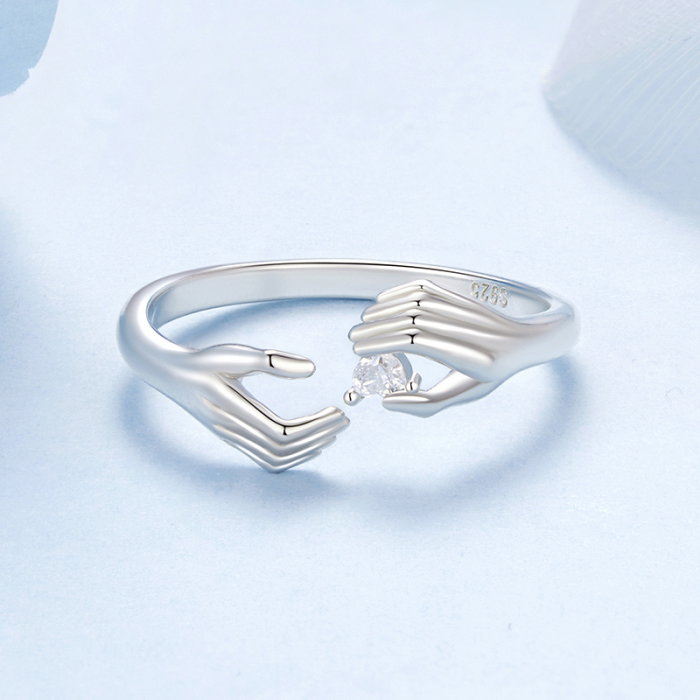 Inel argint Inima Daruita [5]