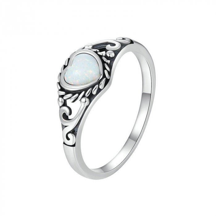 Inel argint inima de opal [1]