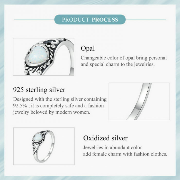 Inel argint inima de opal [11]