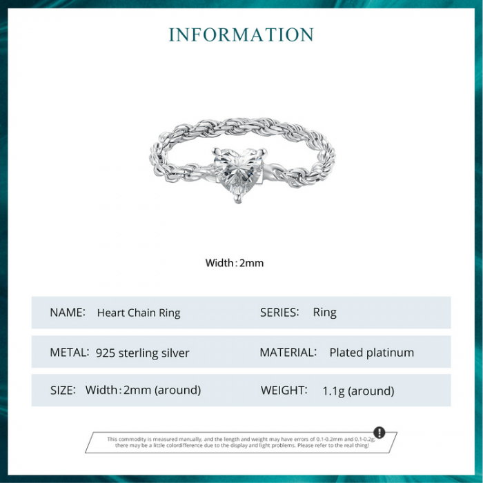 Inel argint inima inlantuita [10]