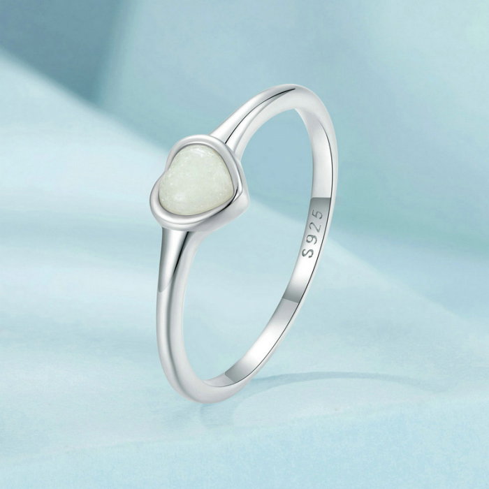 Inel argint inima luminoasa [6]