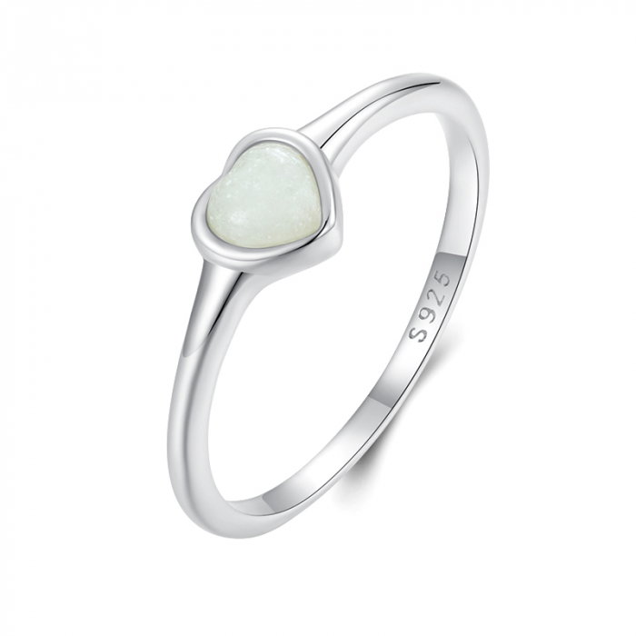 Inel argint inima luminoasa [19]
