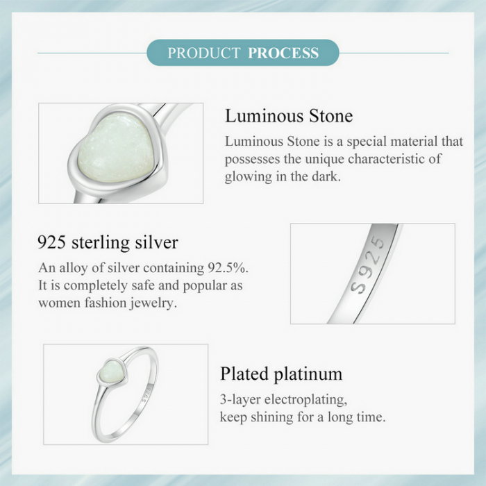 Inel argint inima luminoasa [15]