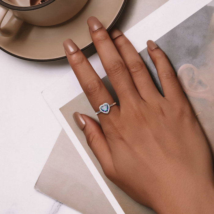 Inel argint inimioara [2]