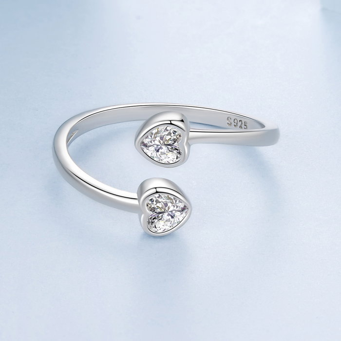 Inel argint inimioara cu Zirconia [5]