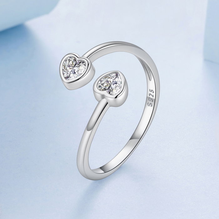 Inel argint inimioara cu Zirconia [3]