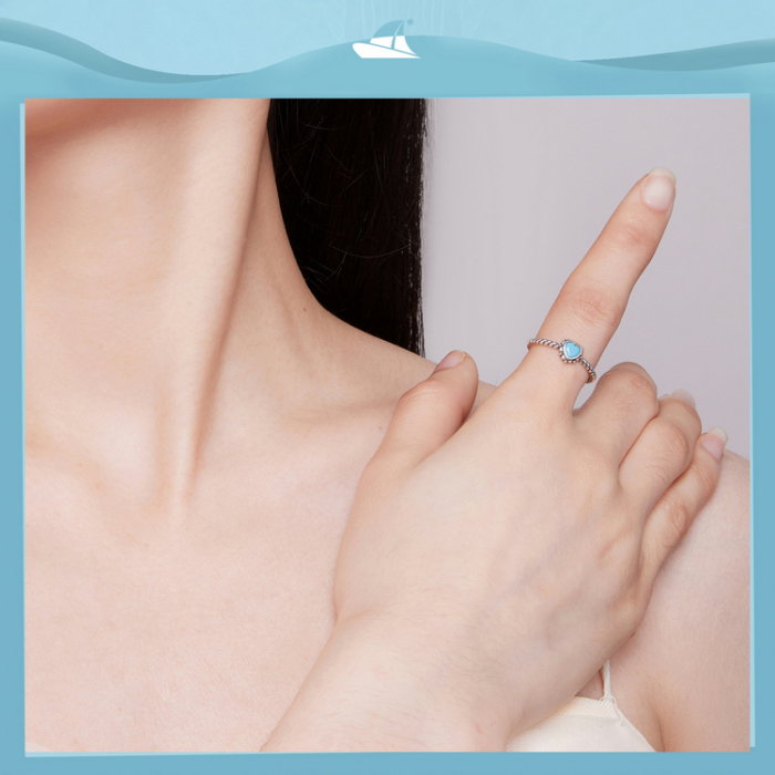 Inel argint inimioara turcoaz [11]