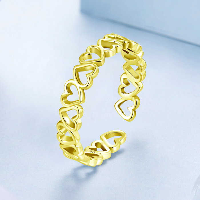 Inel argint inimioare [3]