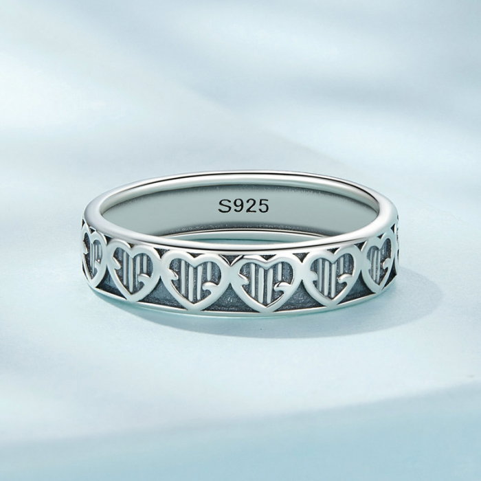 Inel argint inimioare [6]