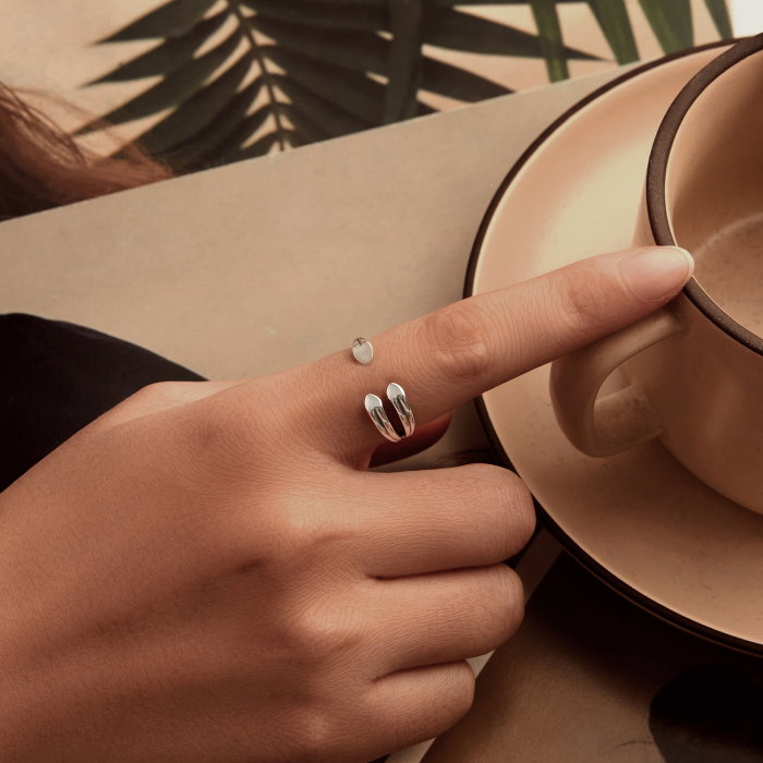 Inel argint inimioare [5]