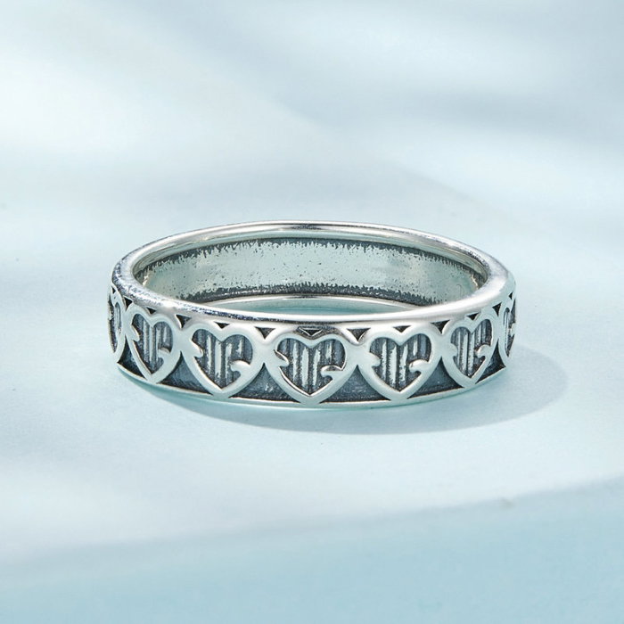 Inel argint inimioare [7]