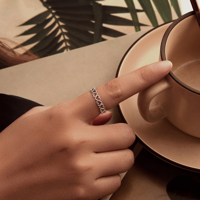 Inel argint inimioare [9]