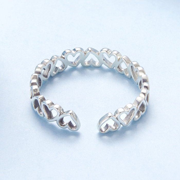 Inel argint inimioare [6]