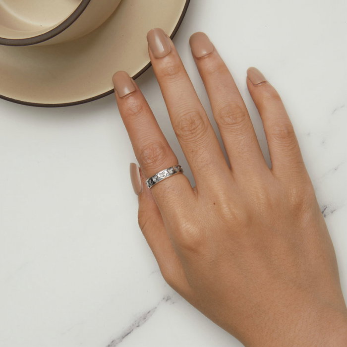 Inel argint inimioare [8]