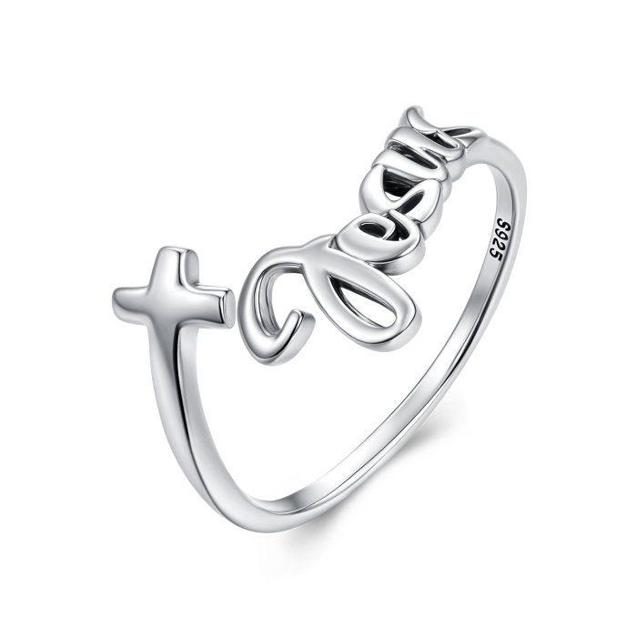 Inel argint Jesus Cross [1]
