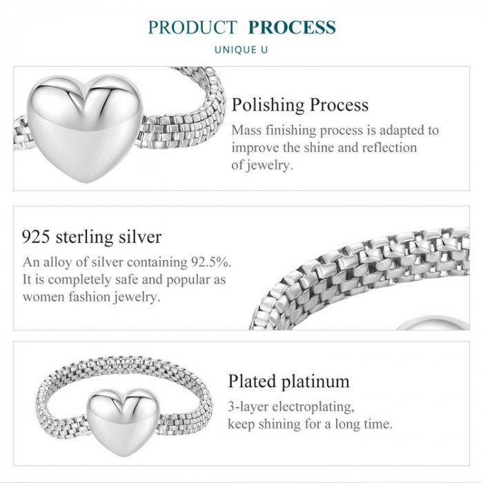 Inel argint lantul iubirii [9]