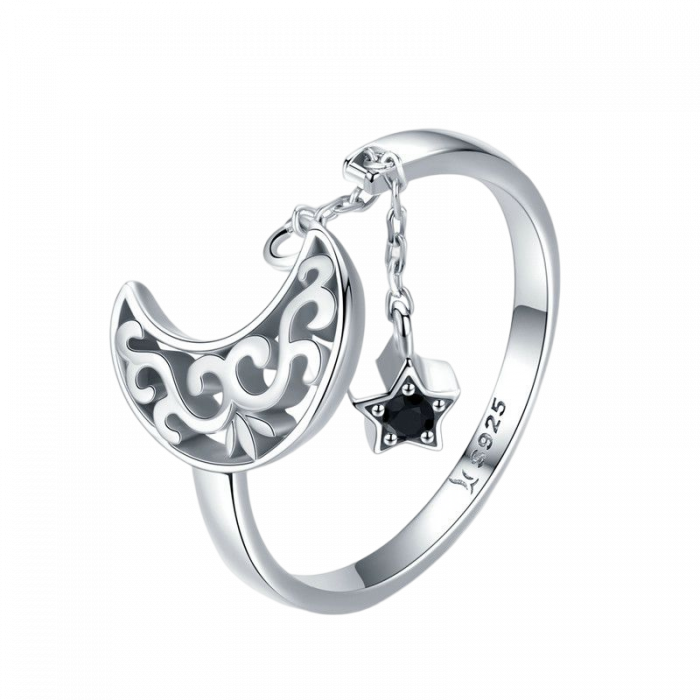 Inel argint Luna si Luceafarul [1]