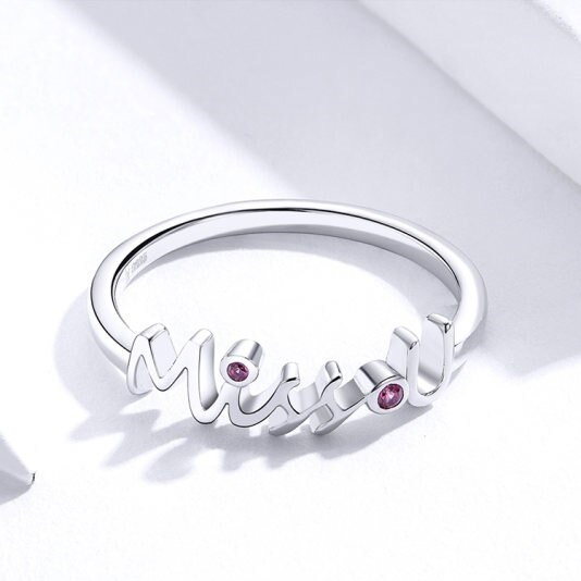 Inel argint Mi-e dor de tine [2]