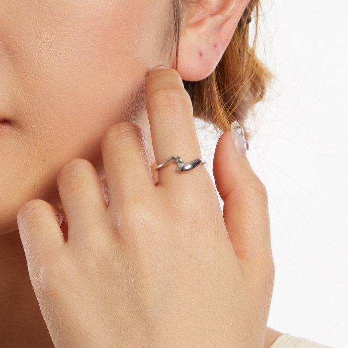 Inel argint neregulat [10]