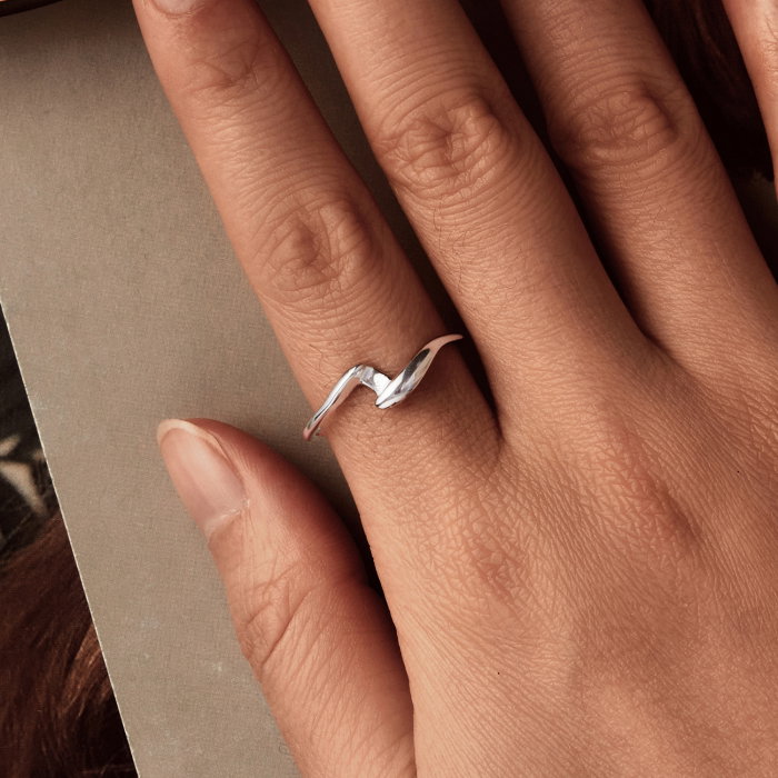 Inel argint neregulat [6]