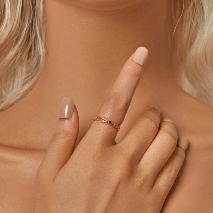 Inel argint ochi de deochi [2]