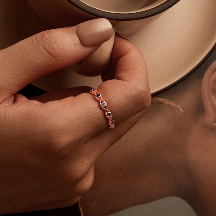 Inel argint ochi de deochi [6]