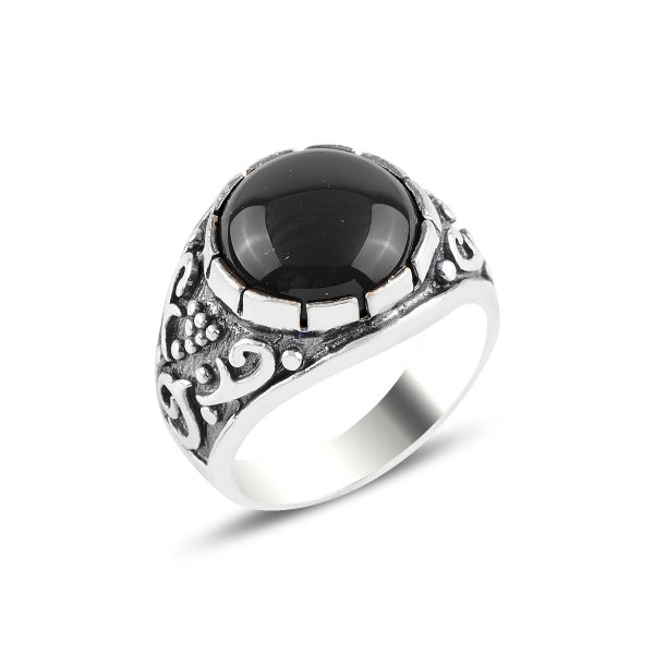 Inel argint anatolian cu onix [3]