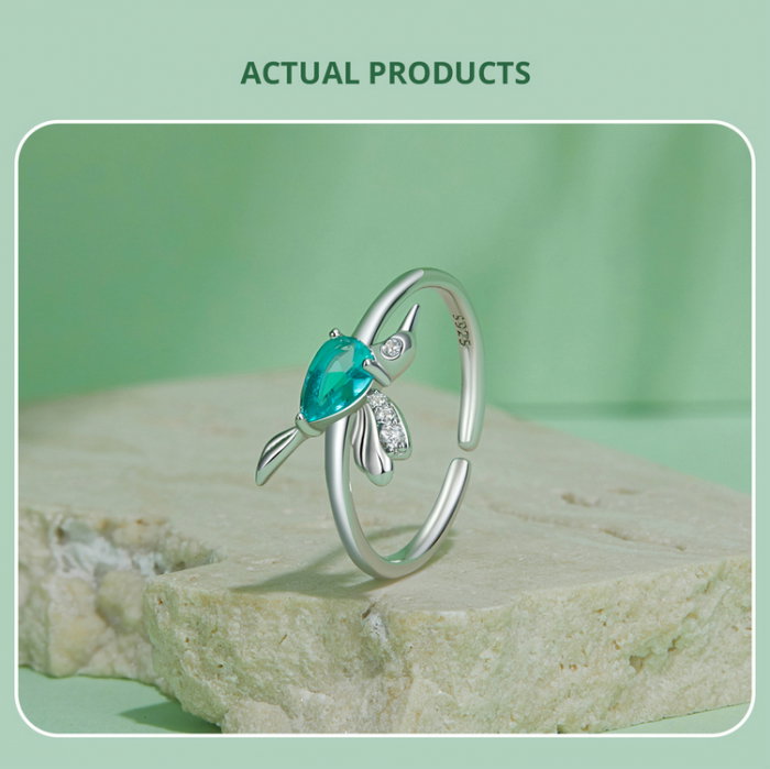 Inel argint pasare colibri [20]