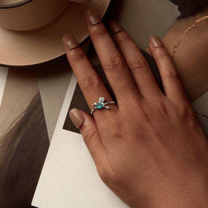 Inel argint pasare colibri [6]