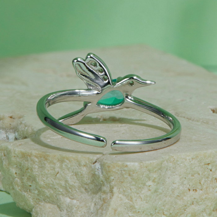 Inel argint pasare colibri [7]