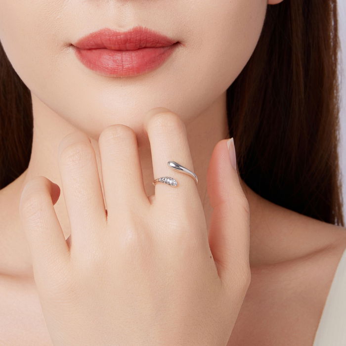 Inel argint picaturi [7]