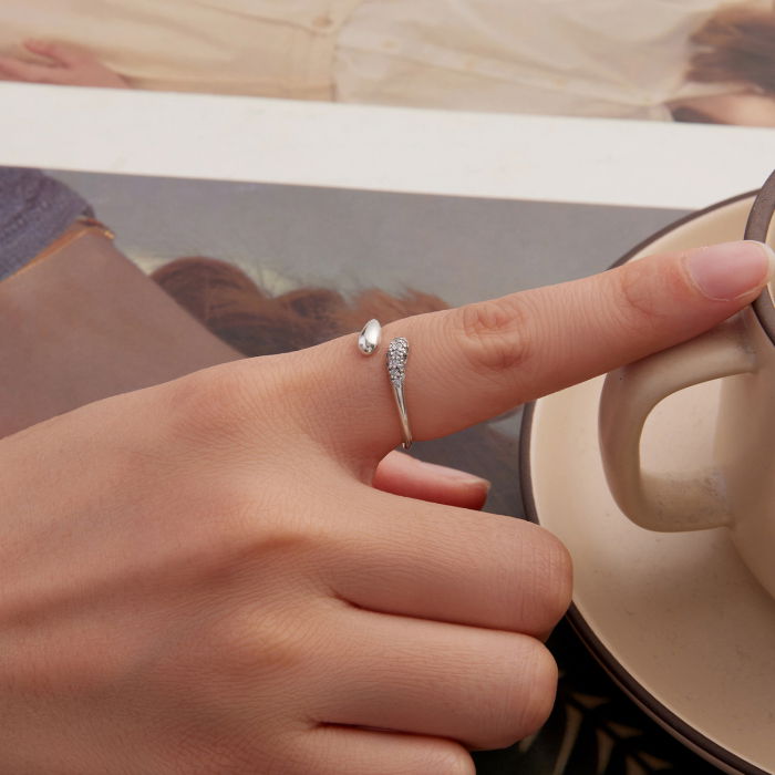 Inel argint picaturi [3]