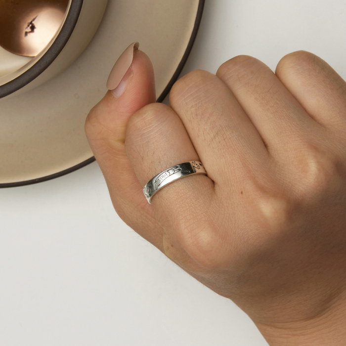 Inel argint pisicuta Doodle [2]